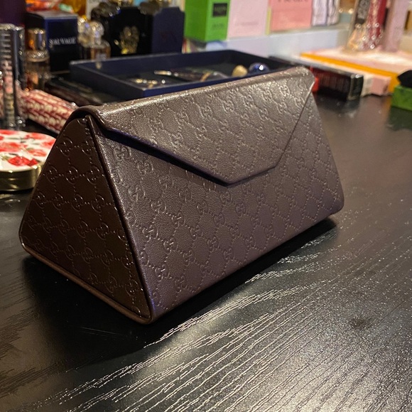 Gucci Brown Monogram sunnies Case - Picture 6 of 6